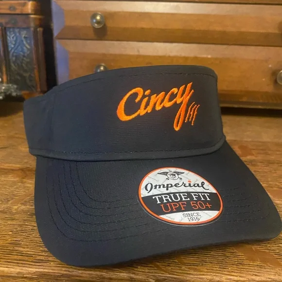 NWT Cincy Black and Orange Visor, Bengals, CINCINNATI (gift from a player) - Picture 3 of 12